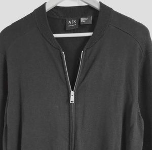 Armani Exchange   ZIP-UP SWEATER (Slate-Gray) XL